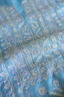 Blue Rasm Kota Tussar Chikankari Unstitched Chikankari Fabrics
