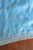 Blue Rasm Kota Tussar Chikankari Unstitched Chikankari Fabrics