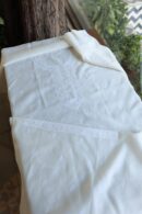 Fine Work Chikankari Chanderi Unstitched Men's Kurtas Fabrics