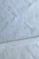 Fine Work Chikankari Chanderi Unstitched Men's Kurtas Fabrics