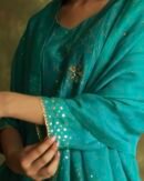 Green Noor Organza Badla Anarkali With Dupatta