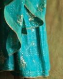 Green Noor Organza Badla Anarkali With Dupatta