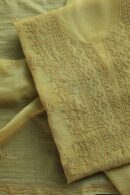 Mal Cotton Fine Chikankari Unstitched Fabrics