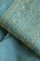 Malmal Cotton Fine Chikankari Kamdani Unstitched Fabrics