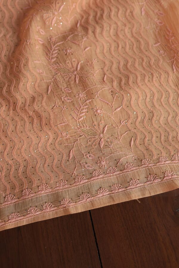 Mal Cotton Fine Chikankari Unstitched Fabrics - Image 4