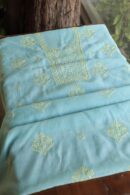 Malmal Cotton Fine Chikankari Kamdani Unstitched Fabrics