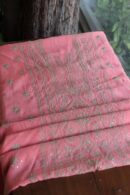 Malmal Cotton Fine Chikankari Kamdani Unstitched Fabrics