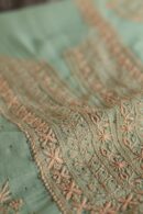 Malmal Cotton Fine Chikankari Kamdani Unstitched Fabrics