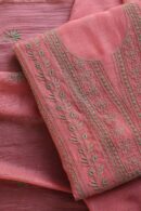 Malmal Cotton Fine Chikankari Kamdani Unstitched Fabrics