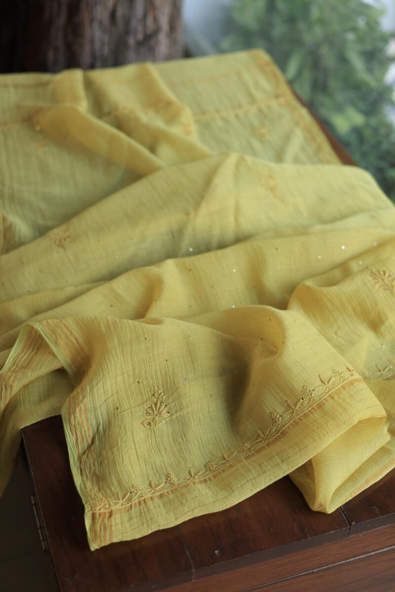 Mal Cotton Fine Chikankari Unstitched Fabrics