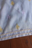 Malmal Cotton Fine Chikankari Kamdani Unstitched Fabrics