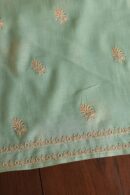 Malmal Cotton Fine Chikankari Kamdani Unstitched Fabrics