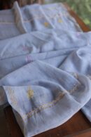 Malmal Cotton Fine Chikankari Kamdani Unstitched Fabrics