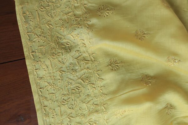 Mal Cotton Fine Chikankari Unstitched Fabrics - Image 14