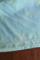 Malmal Cotton Fine Chikankari Kamdani Unstitched Fabrics