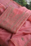 Malmal Cotton Fine Chikankari Kamdani Unstitched Fabrics