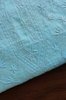 Malmal All Over Chikankari Mens Kurtas Fabrics