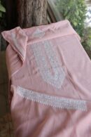 Malmal Chikankari Unstitched Men's Kurtas Fabrics