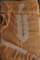 Malmal Chikankari Unstitched Men's Kurtas Fabrics