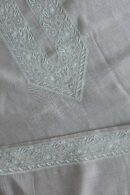 Malmal Chikankari Unstitched Men's Kurtas Fabrics
