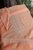 Malmal Chikankari Unstitched Men's Kurtas Fabrics