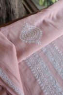 Malmal Chikankari Unstitched Men's Kurtas Fabrics