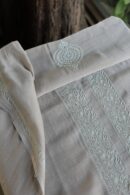 Malmal Chikankari Unstitched Men's Kurtas Fabrics