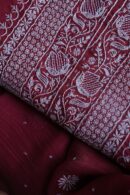 Malmals Pearl Work Fine Chikankari Unstitched Fabrics