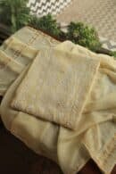 Malmals Pearl Work Fine Chikankari Unstitched Fabrics