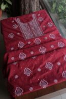 Malmals Pearl Work Fine Chikankari Unstitched Fabrics