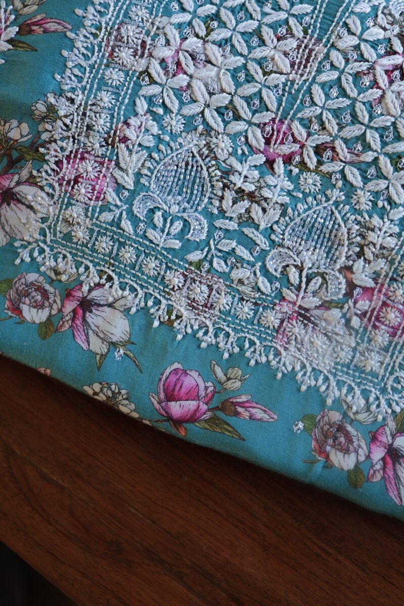 Muslin Chikankari Kurta Fabrics