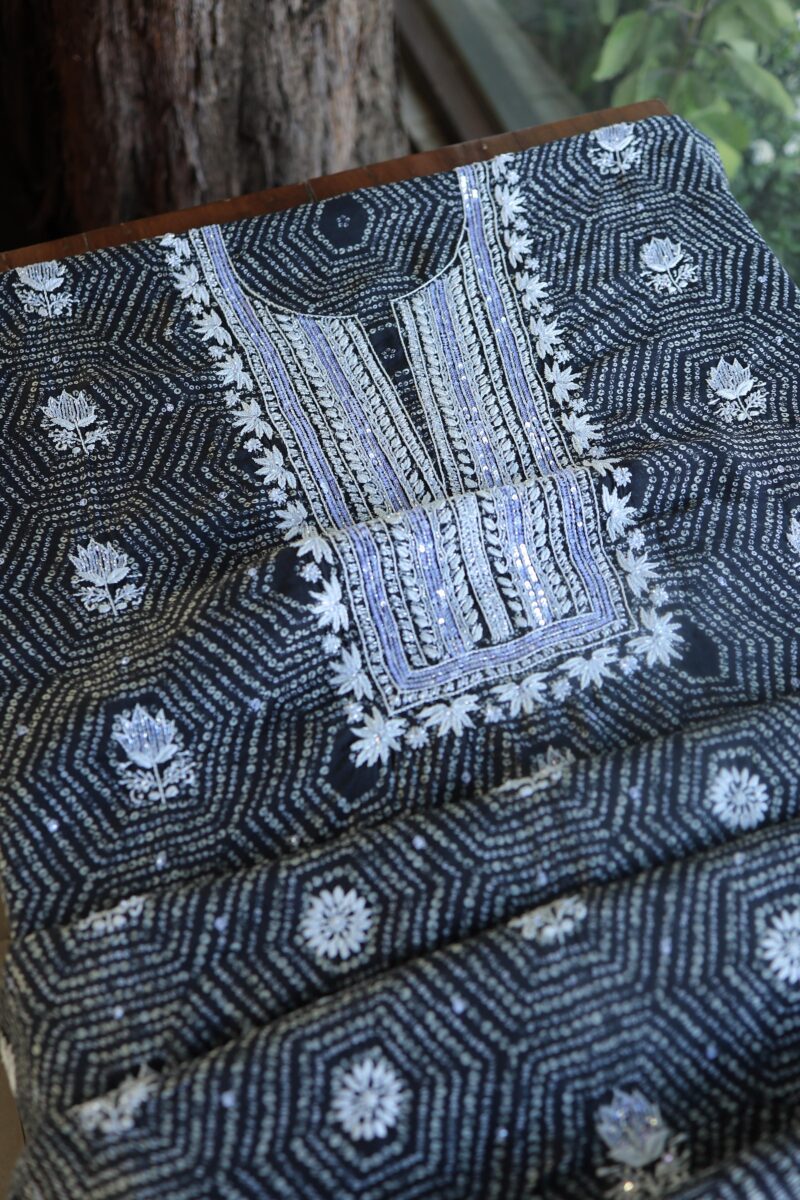 Muslin Chikankari Kurta Fabrics
