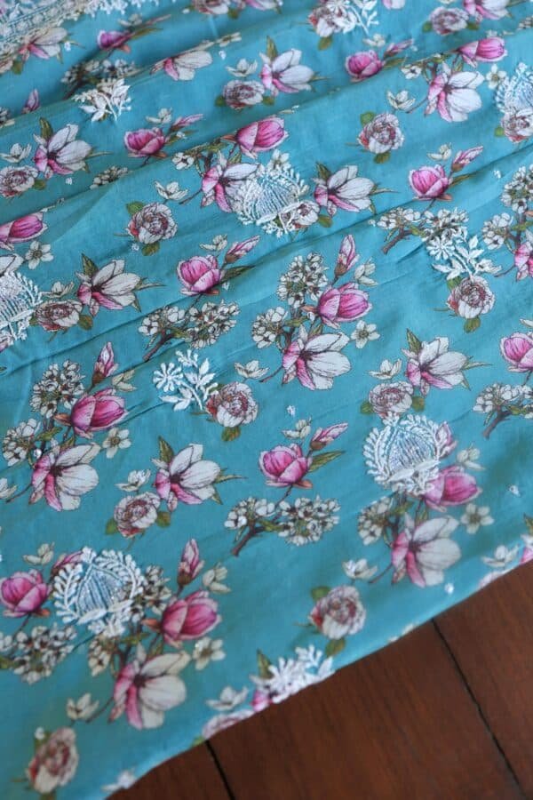 Muslin Chikankari Kurta Fabrics - Image 5