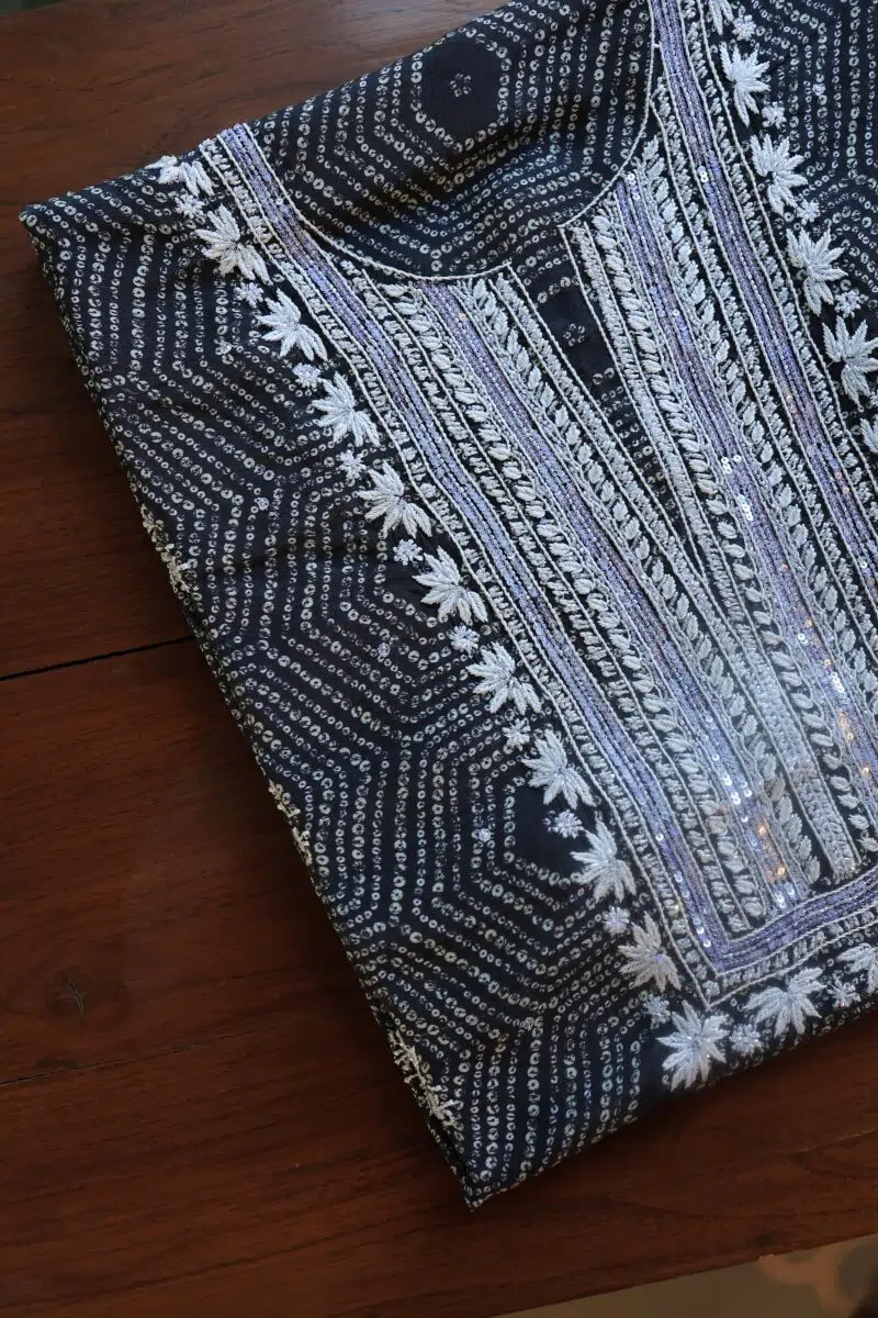 Muslin Chikankari Kurta Fabrics