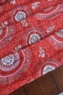 Carrot Pink Muslin Chikankari Unstitched Kurta Fabrics
