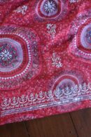 Pink Muslin Chikankari Unstitched Kurta Fabrics