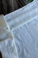 Stripe Tissue Pearl Chikankari Unisex Unstitched Kurta Fabrics