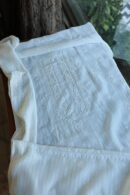 Zari Chanderi Unisex Chikankari Unstitched Men's Kurta Fabric