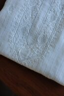 Zari Chanderi Unisex Chikankari Unstitched Men's Kurta Fabric