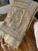 Natural Shade Fine Chikankari Ari Tissue Silk Dupatta