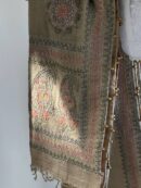 Natural Shade Fine Chikankari Ari Tissue Silk Dupatta