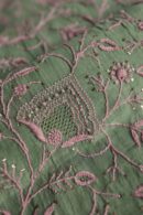 Malmal Cotton Fine Chikankari Kamdani Unstitched Fabrics