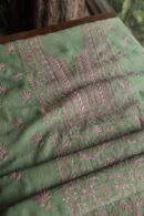 Malmal Cotton Fine Chikankari Kamdani Unstitched Fabrics