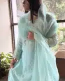 Daraz Applique Chikankari Mukaish Kurta Dupatta Set