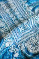 Blue Muslin Chikankari Kurta Fabrics