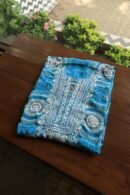 Blue Muslin Chikankari Kurta Fabrics