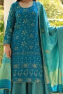 Pure Georgette Chikankari Ari Work Sharara Set