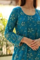 Pure Georgette Chikankari Ari Work Sharara Set