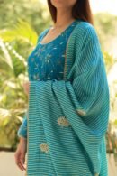 Pure Georgette Chikankari Ari Work Sharara Set