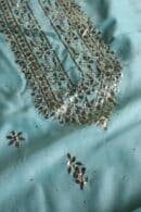 Chanderi Mukaish Badla Unstitched Chikankari Unisex Kurtas
